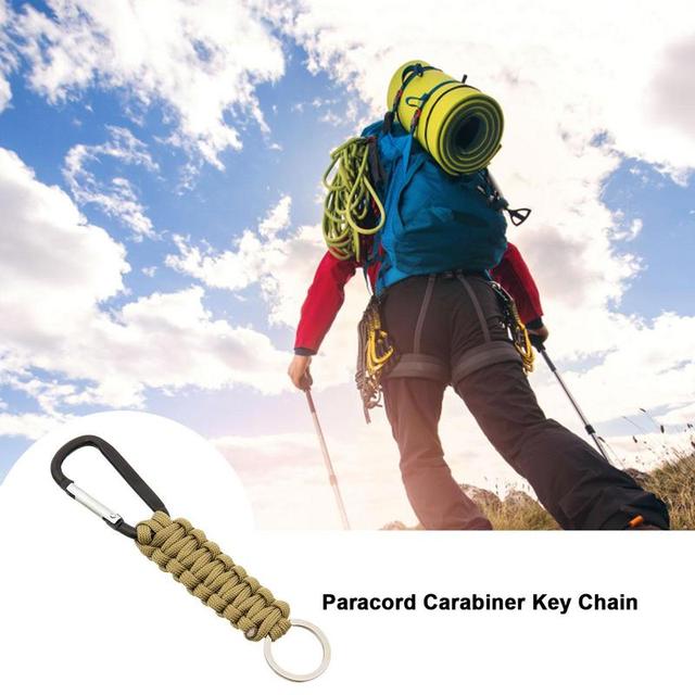 Paracord Keychain Key Lanyard For Men Woven Key Chain With